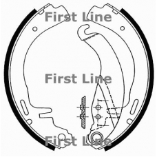 FBS170 FIRST LINE Комплект тормозных колодок