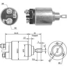 940113050011 MAGNETI MARELLI Тяговое реле, стартер