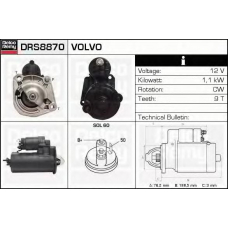 DRS8870 DELCO REMY Стартер