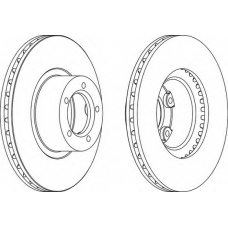 DDF162 FERODO Тормозной диск