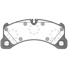 BPA1345.50 OPEN PARTS Комплект тормозных колодок, дисковый тормоз