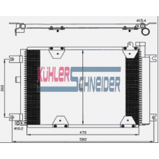 2220141 KUHLER SCHNEIDER Конденсатор, кондиционер