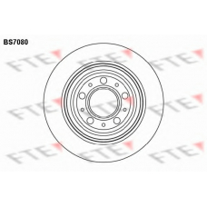BS7080 FTE Тормозной диск