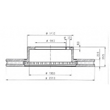 BDC3684 QUINTON HAZELL Тормозной диск