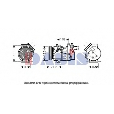 851879N AKS DASIS Компрессор, кондиционер