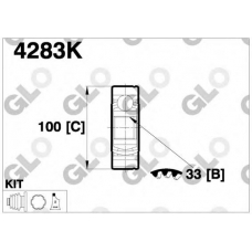 4283K GLO Шарнирный комплект, приводной вал