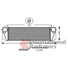 06004374 VAN WEZEL Интеркулер