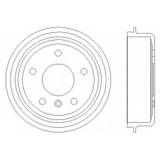 62921 PAGID Тормозной барабан
