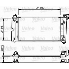 734711 VALEO Радиатор, охлаждение двигателя