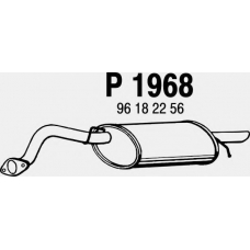 P1968 FENNO Глушитель выхлопных газов конечный