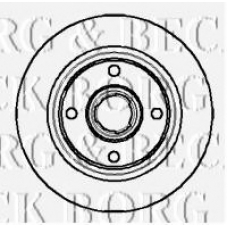 BBD4934 BORG & BECK Тормозной диск