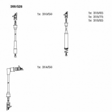 300/528 BREMI Комплект проводов зажигания