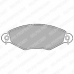 LP1617 DELPHI Комплект тормозных колодок, дисковый тормоз