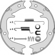 M858R MGA Комплект тормозных колодок, стояночная тормозная с
