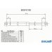 BGS10183 BUGIAD Газовая пружина, крышка багажник