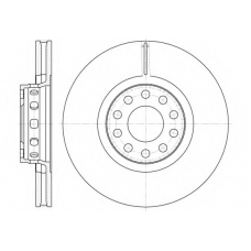 6592 10 KAWE Тормозной диск