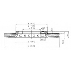 BDC3750 QUINTON HAZELL Тормозной диск