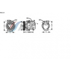 MZK219 AVA Компрессор, кондиционер