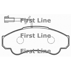 FBP3410 FIRST LINE Комплект тормозных колодок, дисковый тормоз