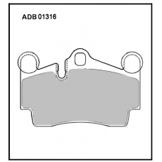 ADB01316 Allied Nippon Тормозные колодки