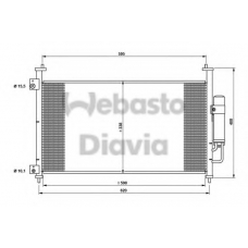 82D0226240MA WEBASTO Конденсатор, кондиционер