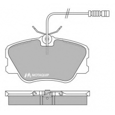 LVXL500 MOTAQUIP Комплект тормозных колодок, дисковый тормоз