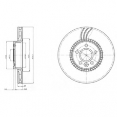 BG3784 DELPHI Тормозной диск