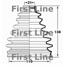 FCB6057 FIRST LINE Пыльник, приводной вал