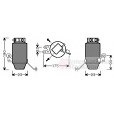 0600D299 VAN WEZEL Осушитель, кондиционер
