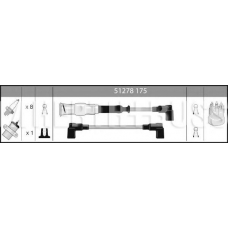 51278175 HERTH+BUSS Комплект проводов зажигания