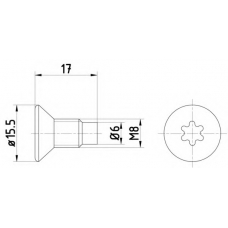 8DZ 355 209-041 HELLA PAGID Болт, диск тормозного механизма