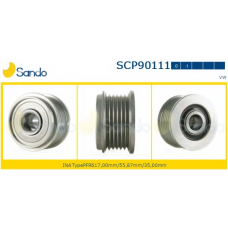 SCP90111.1 SANDO Ременный шкив, генератор