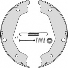 M868R MGA Комплект тормозных колодок, стояночная тормозная с