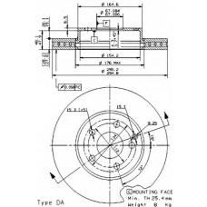 BS 8502 BRECO Тормозной диск