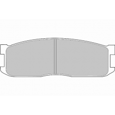 FD6462V NECTO Комплект тормозных колодок, дисковый тормоз