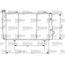 730634 VALEO Радиатор, охлаждение двигателя