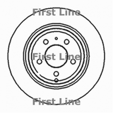 FBD802 FIRST LINE Тормозной диск