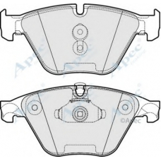 PAD1774 APEC Комплект тормозных колодок, дисковый тормоз