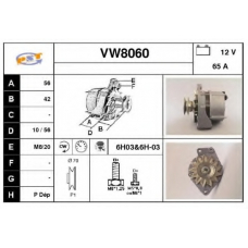 VW8060 SNRA Генератор