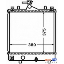 8MK 376 771-161 HELLA Радиатор, охлаждение двигателя