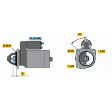 0 001 367 068 BOSCH Стартер