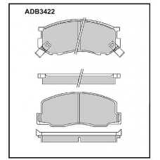 ADB3422 Allied Nippon Тормозные колодки