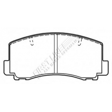 FBP1339 FIRST LINE Комплект тормозных колодок, дисковый тормоз