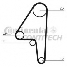 CT591 CONTITECH Ремень ГРМ