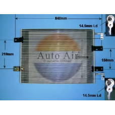 16-1380A AUTO AIR GLOUCESTER Конденсатор, кондиционер