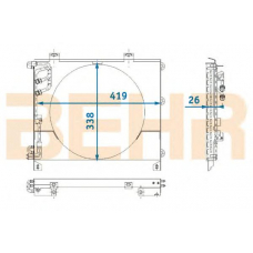 7004057 BEHR Condenser