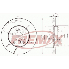 BD-2810 FREMAX Тормозной диск