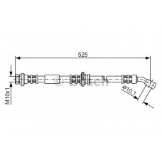 1 987 481 109 BOSCH Тормозной шланг