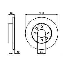 0 986 478 112 BOSCH Тормозной диск