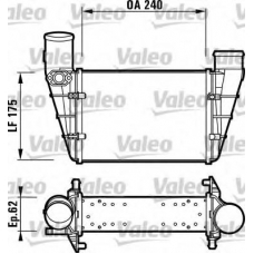 817625 VALEO Интеркулер